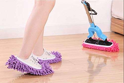 Tamicy Mop Slippers Shoes 5 Pairs (10 Pieces) - Microfiber Cleaning House Mop Slippers Floor Cleaning Tools Shoe Cover Soft Washable Reusable Microfiber Foot Socks Floor Cleaning Tools Shoe Cover | Microfiber, Washable, Reusable, Floor Cleaning Tools, Shoe Cover,Mop Slippers Shoes, - Image 5
