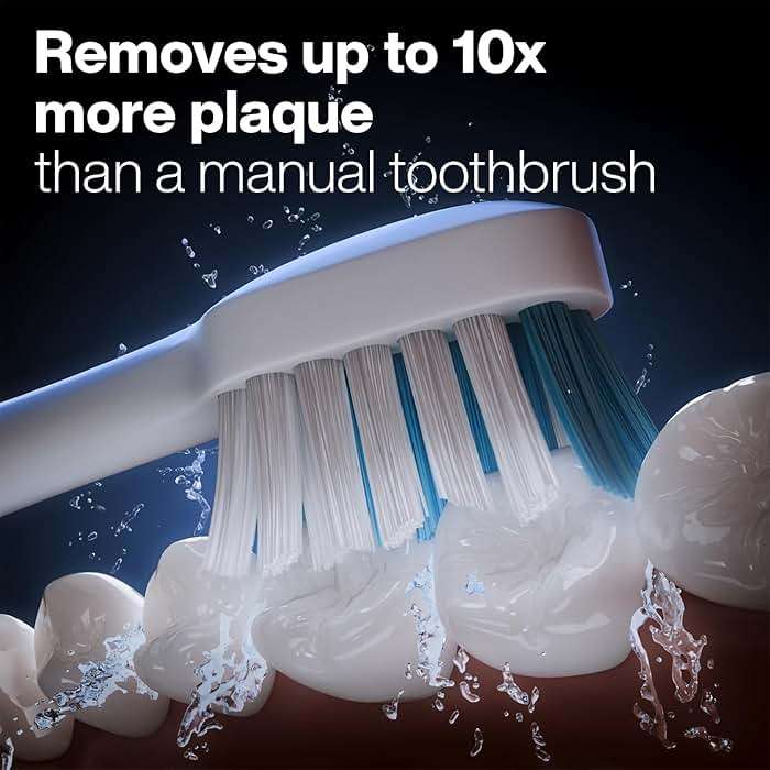 Aquasonic Duo - Dual Handle Ultra Whitening 40,000 VPM Wireless Charging Electric ToothBrushes - 3 Modes with Smart Timers - 10 Dupont Brush Heads & 2 Travel Cases Included - Image 3