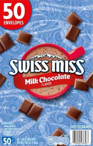 Swiss Miss Milk Chocolate Flavor Hot Cocoa Mix, 1.38 oz. 50-Count - Image 5