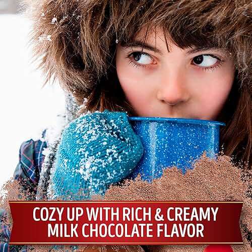 Swiss Miss Milk Chocolate Flavor Hot Cocoa Mix, 1.38 oz. 50-Count - Image 9