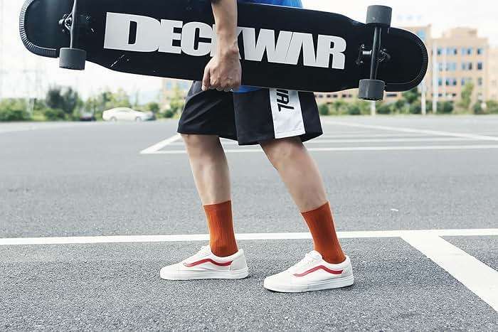 CHUNG Men Coloured Cotton Socks Unisex Novelty Solid Dress Sox Colorful Fashion Fun 6-13 Casual Crew Business Sports - Image 6
