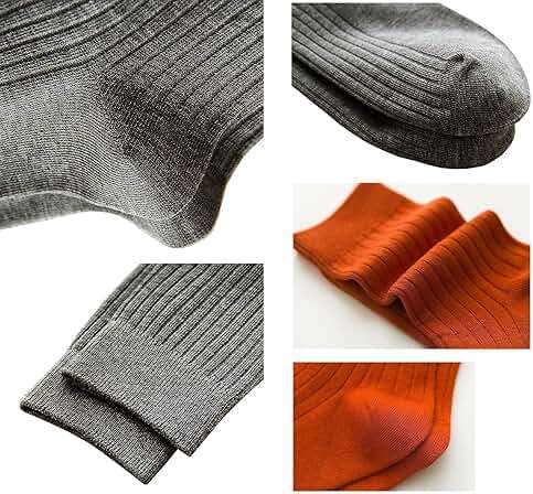 CHUNG Men Coloured Cotton Socks Unisex Novelty Solid Dress Sox Colorful Fashion Fun 6-13 Casual Crew Business Sports - Image 7