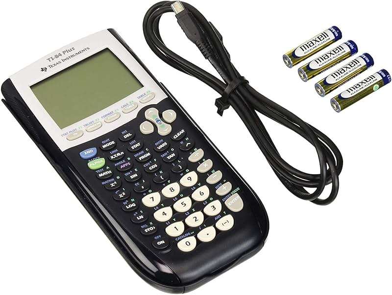 Texas Instruments TI-84 Plus Graphics Calculator, Black (Renewed) - Image 6