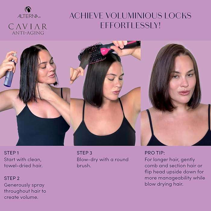 Alterna Caviar Anti-Aging Multiplying Volume Styling Mist, 5 Ounce, For Fine, Thin Hair, Light Hold, Sulfate Free - Image 2