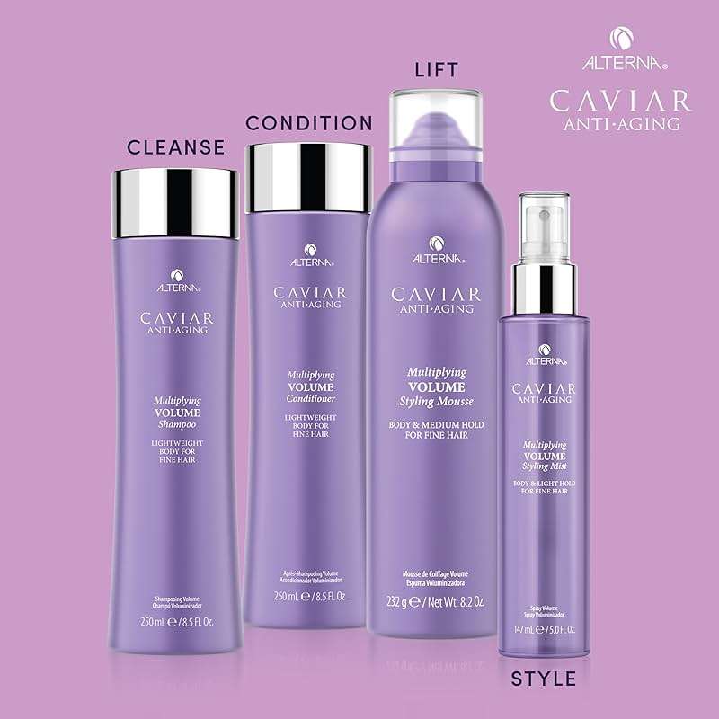 Alterna Caviar Anti-Aging Multiplying Volume Styling Mist, 5 Ounce, For Fine, Thin Hair, Light Hold, Sulfate Free - Image 9