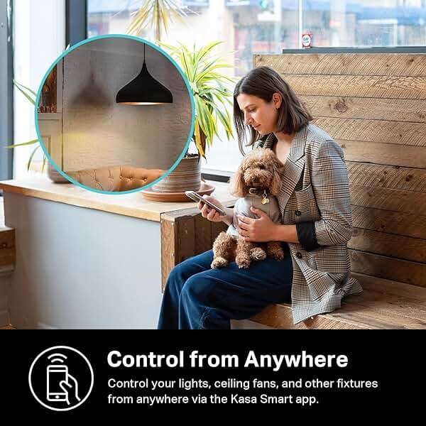 Kasa Smart Dimmer Switch HS220P3, Single Pole, Needs Neutral Wire, 2.4GHz Wi-Fi Light Switch Works with Alexa and Google Home, UL Certified,, No Hub Required, 3-Pack - Image 5