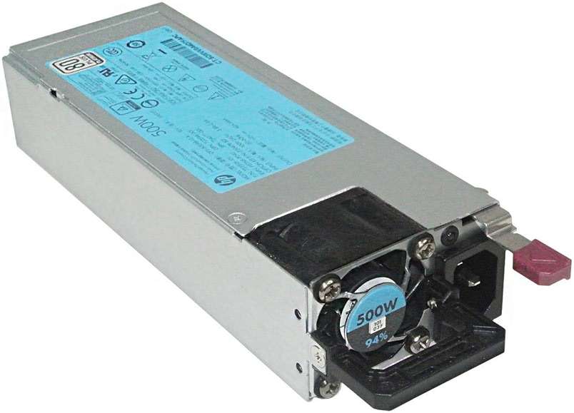 HP 754377-001 500W Flex Slot Platinum PSU - 720478-B21, 723594-001 - Image 1