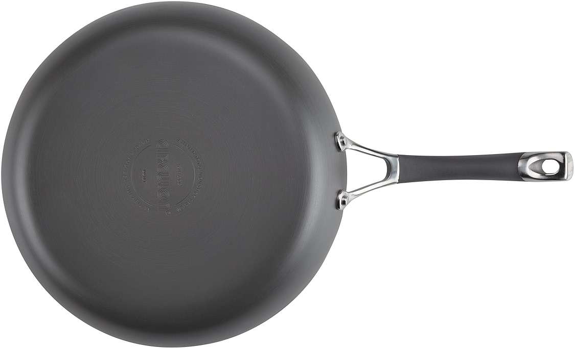 Circulon Radiance Hard Anodized Nonstick Deep Frying Pan with Lid, 12 inch Frying Pan with Lid, Deep Skillet, Gray - Image 10