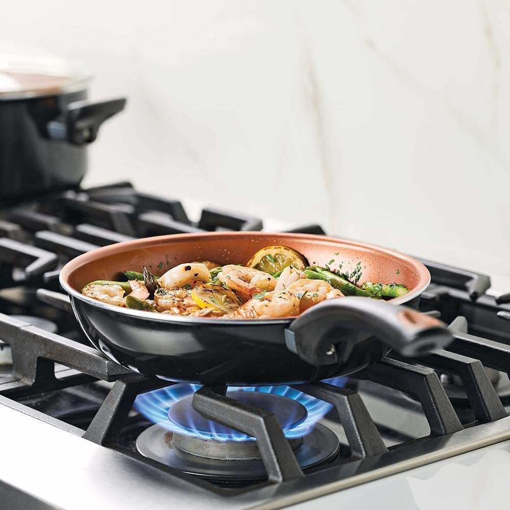 Farberware Glide Nonstick Frying Pan / Fry Pan / Skillet - 10 Inch, Black - Image 2
