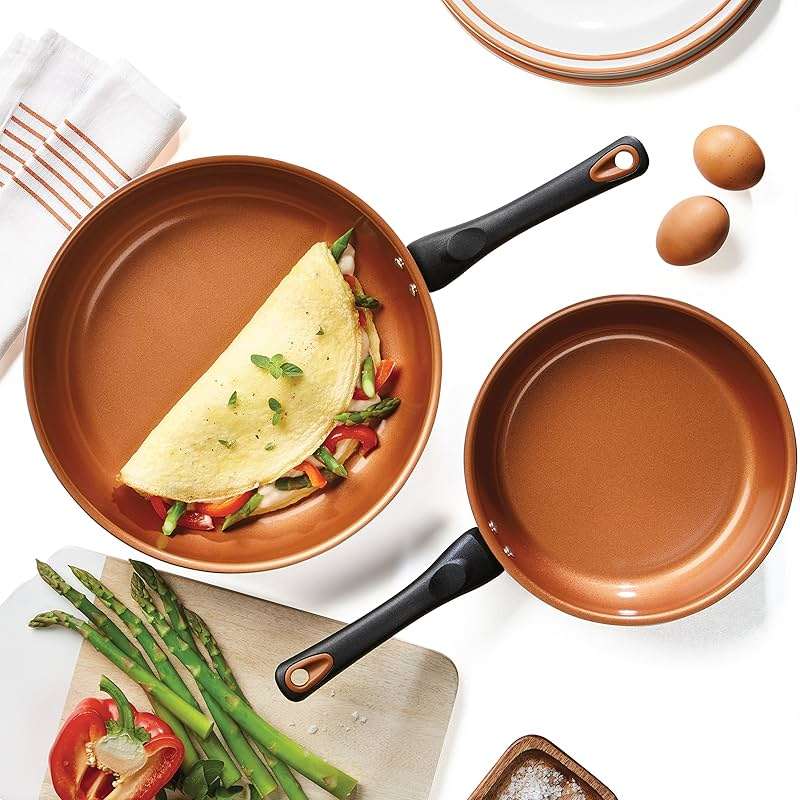 Farberware Glide Nonstick Frying Pan / Fry Pan / Skillet - 10 Inch, Black - Image 11