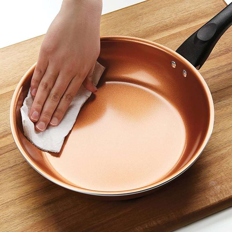 Farberware Glide Nonstick Frying Pan / Fry Pan / Skillet - 10 Inch, Black - Image 13