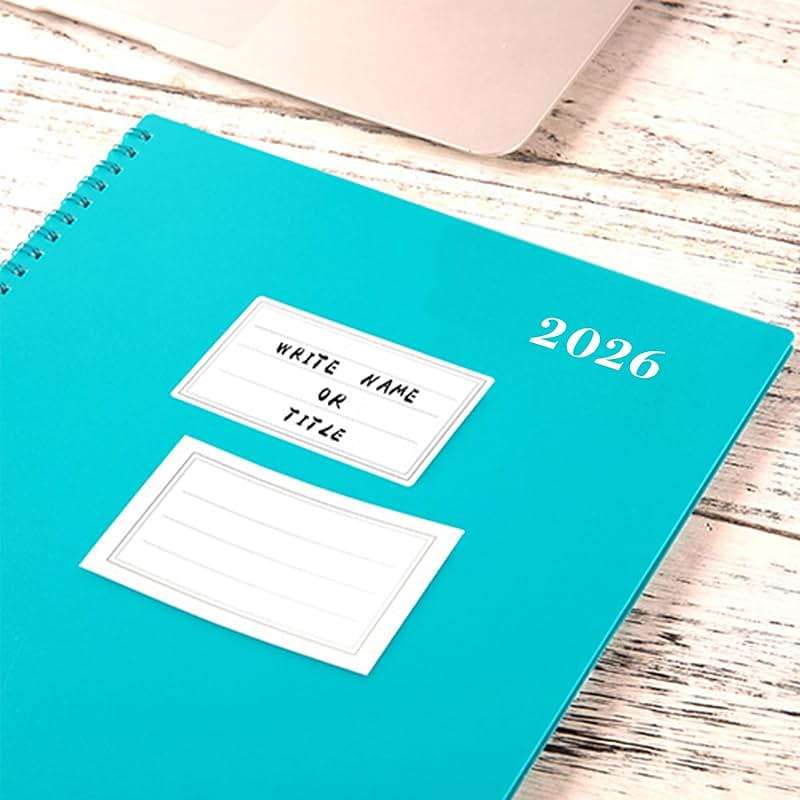 2026-2027 Monthly Planner - Planner/Calendar 2026-2027, JUL 2026 - DEC 2027, 9" x 11", 18 Month Planners with Tabs, Pocket, Label, Contacts and Passwords, Twin-Wire Binding, Blue - Image 7