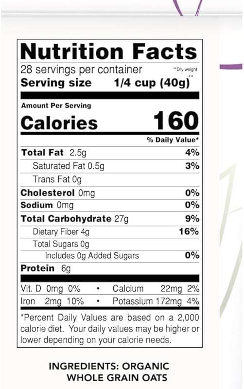 GF Harvest Gluten Free Certified Organic Whole Grain Steel Cut Oats, 2.5 Pound (Pack of 2) - Image 3