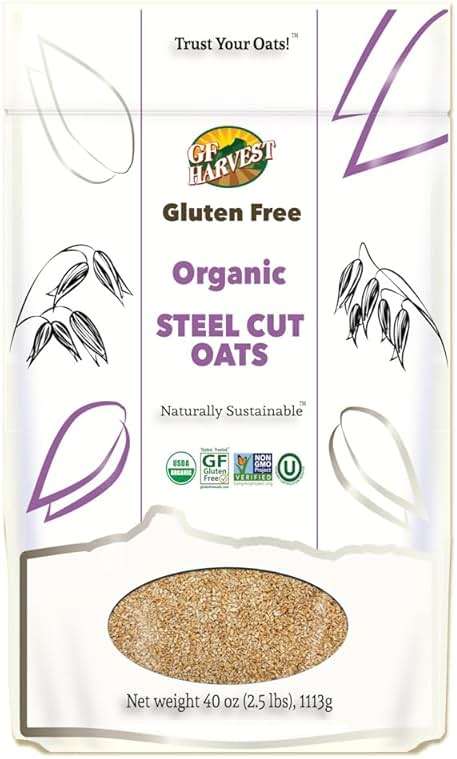 GF Harvest Gluten Free Certified Organic Whole Grain Steel Cut Oats, 2.5 Pound (Pack of 2) - Image 5