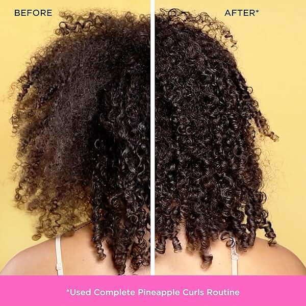 Pacifica Pineapple Swirl Curl Defining Cream – Bounce, Frizz Control & Curl Enhancer Styling Cream for Curly Hair & Wavy Hair – Coconut Oil & Hyaluronic Acid For No-Crunch Hold – Cruelty-Free – 4-oz - Image 6