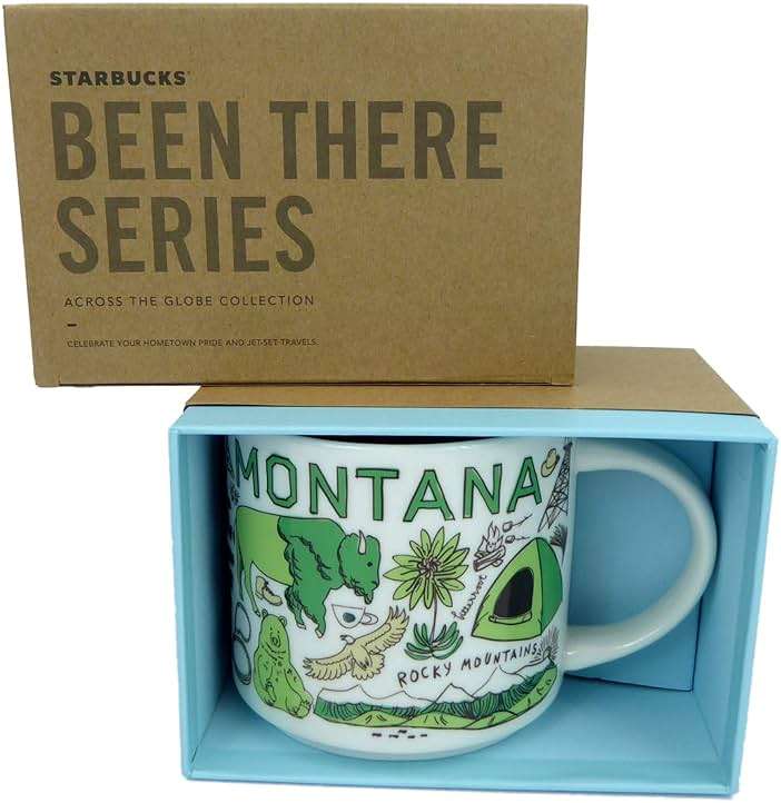 Starbucks MONTANA Been There Series Across the Globe Collection Coffee Mug 14 Ounce - Image 3