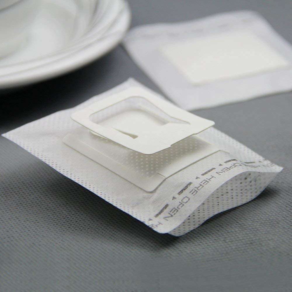 50Pcs Portable Coffee Filter Paper Bag Hanging Ear Drip Coffee Bag Single Serve Disposable Drip Coffee Filter Bag Perfect for Travel, Camping, Home, Office - Image 2