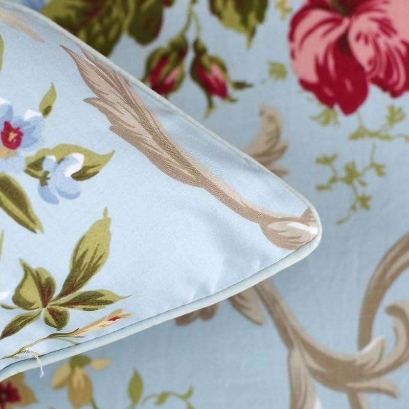 FADFAY Shabby Floral Bedding Elegant Peony Sheets Set Luxury Bedding Collections 800 Thread Count 100% Egyptian Cotton Deep Pocket, 4 Piece-Queen Size - Image 8