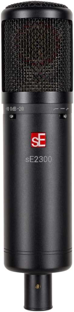 SE ELECTRONICS sE2300 Multi-Pattern Large Diaphragm Condenser Mic with Shockmount & Filter - XLR Condenser Mic for Vocals - Professional Studio Microphone for Recording - Image 1