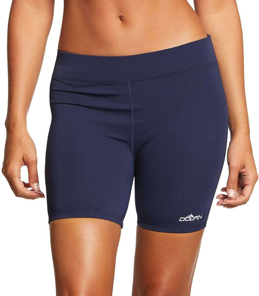 Dolfin Womens AQUASHAPE Mid-Length Shorts (Navy, XX-Large, Navy) - Image 1