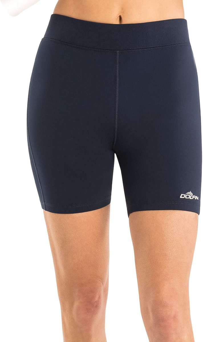 Dolfin Womens AQUASHAPE Mid-Length Shorts (Navy, XX-Large, Navy) - Image 2