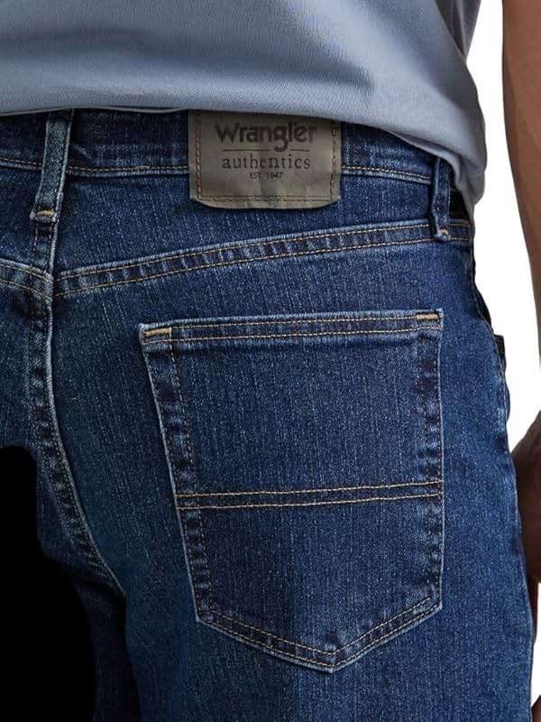 Wrangler Authentics Men's Comfort Flex Waist Relaxed Fit Jean - Image 4