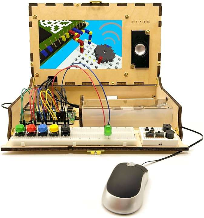 Piper Computer Kit: Award-Winning, STEAM Learning, with Raspberry Pi, Drag-n-Drop Coding, StoryMode, Games, Python, and Amazing Projects! - Image 1