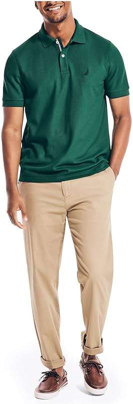 Nautica Men's Performance Pique Polo Shirt - Image 2