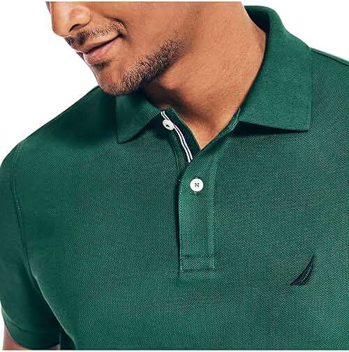 Nautica Men's Performance Pique Polo Shirt - Image 4