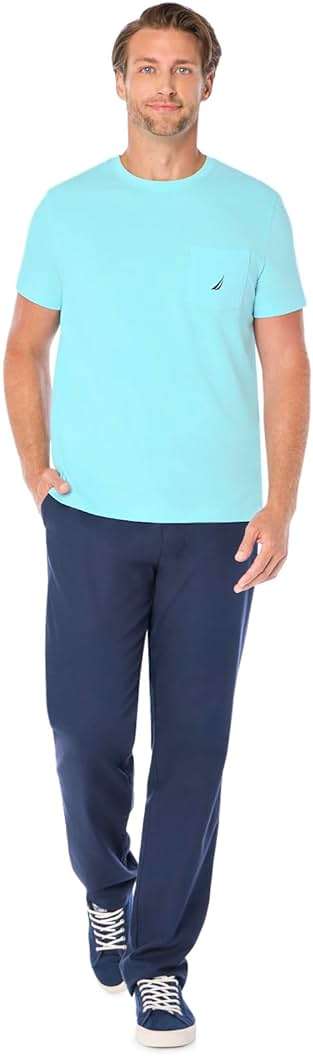 Nautica Men's Classic Fit Pocket T-Shirt - Image 2