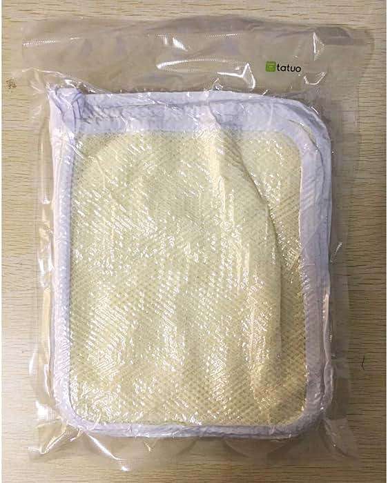 Tatuo 5 Pcs Exfoliating Face and Body Wash Cloths Towel Weave Bath Exfoliating Scrub Massage Bath Cloth for Women and Men, 10.23 x 8.66 Inch(Beige Edge) - Image 8