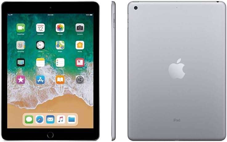 Apple iPad with WiFi, 128GB, Space Gray (2018 Model) (Renewed) - Image 4