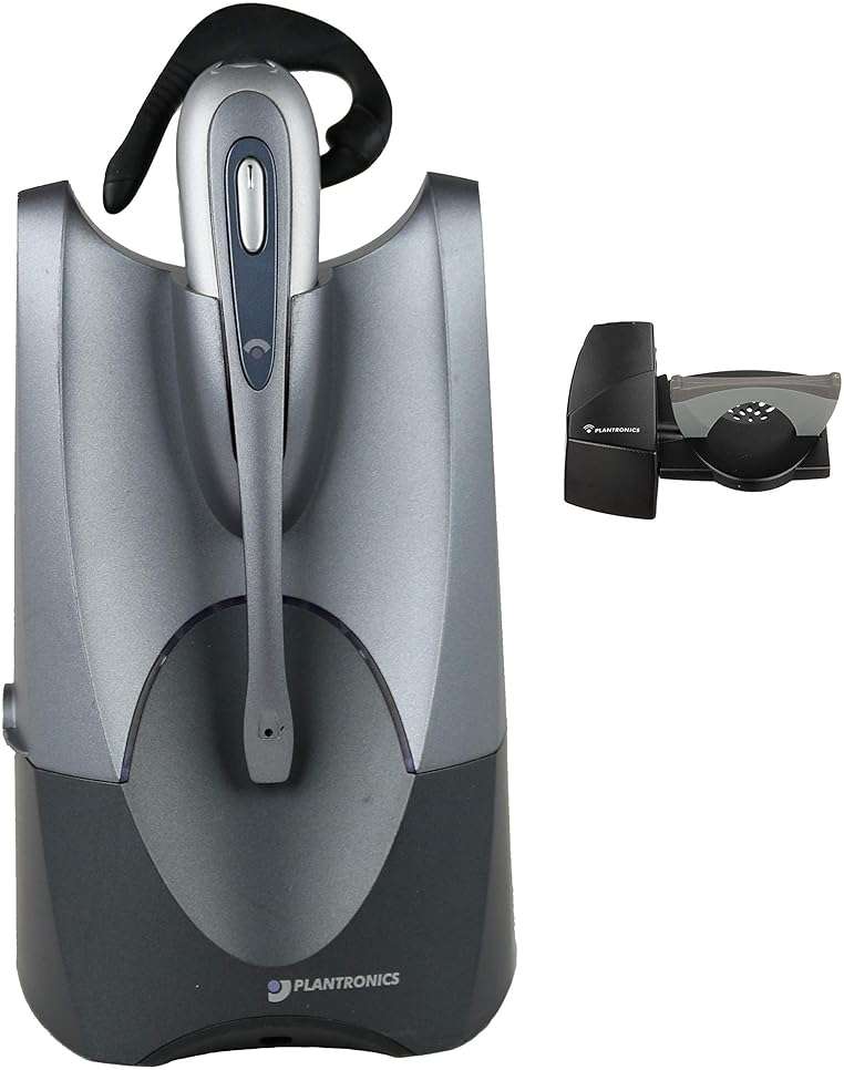 Plantronics CS50 Wireless Headset Bundle with Lifter and Headset Advisor Wipe (Renewed) - Image 1