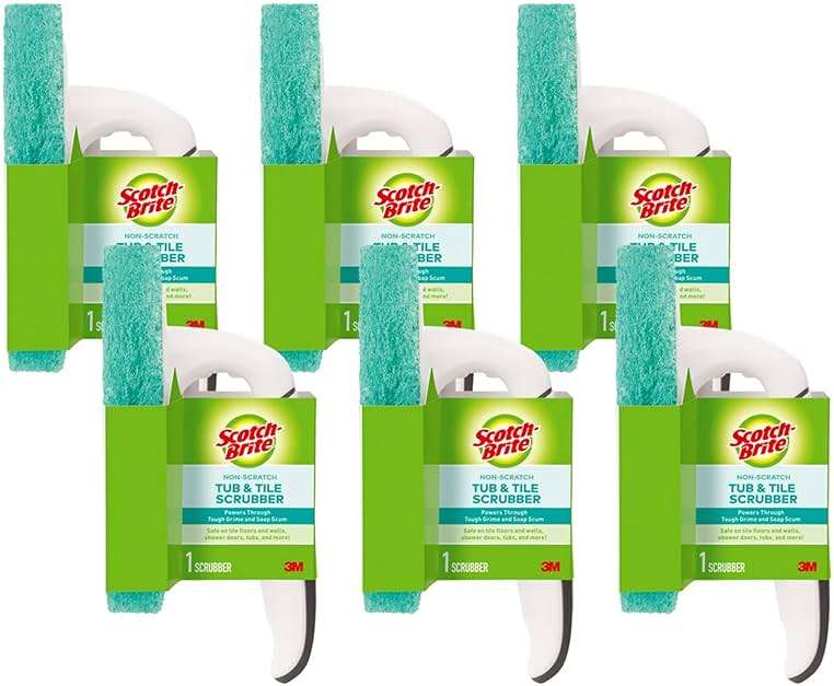 Scotch-Brite Non-Scratch Tub & Tile Scrubber, 6 Count - Image 3