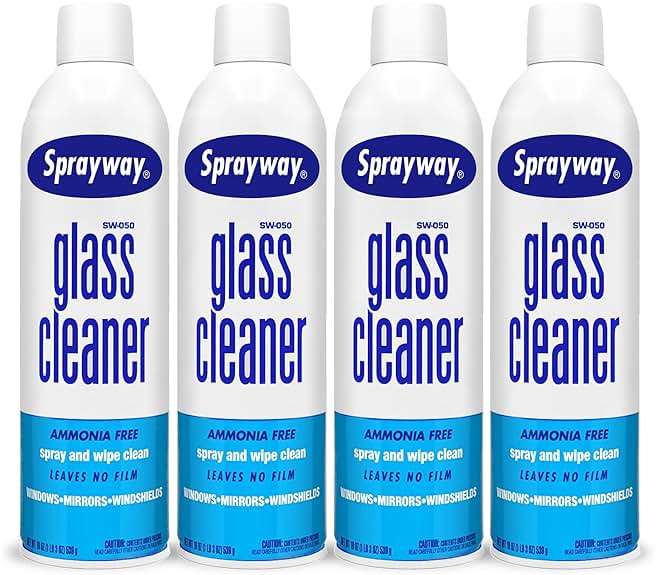 Sprayway 443331 Ammonia Free Glass Cleaner, 19 Oz. (4-Pack) (Packaging May Vary) (4 Case) - Image 2