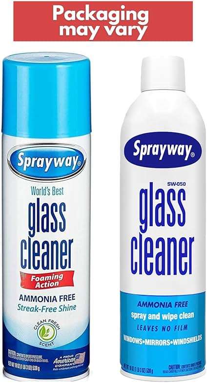 Sprayway 443331 Ammonia Free Glass Cleaner, 19 Oz. (4-Pack) (Packaging May Vary) (4 Case) - Image 4