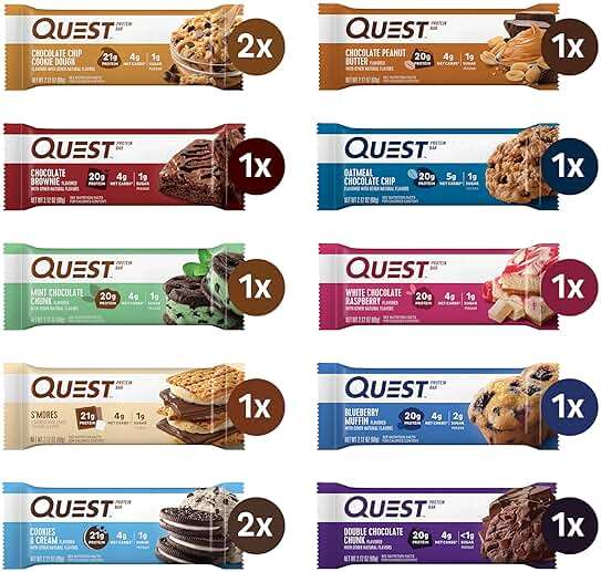 Quest Nutrition Ultimate Variety Pack Protein Bars, High Protein, Low Carb, Gluten Free, Keto Friendly, 12 Count - Image 2