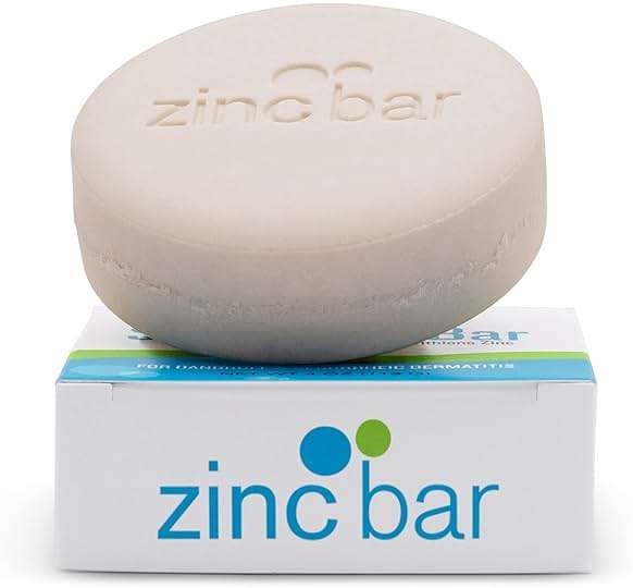 Dermaharmony 2% Pyrithione Zinc Shampoo Bar for dandruff and seborrheic dermatitis - Peppermint (4 Oz) - Image 1