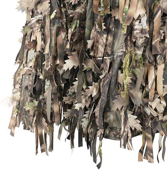 AUSCAMOTEK Ghillie Suit 3D Hybrid Camo Camouflage Lightweight Clothing Outdoor Gear Ghillie Suits, M/L & XL/XXL - Image 3