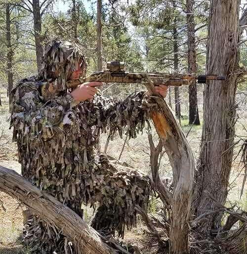 AUSCAMOTEK Ghillie Suit 3D Hybrid Camo Camouflage Lightweight Clothing Outdoor Gear Ghillie Suits, M/L & XL/XXL - Image 6