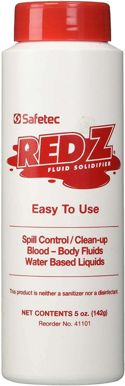 Safetec 53376M Red Z Fluid Control Solidifier, 5 oz. - Image 1