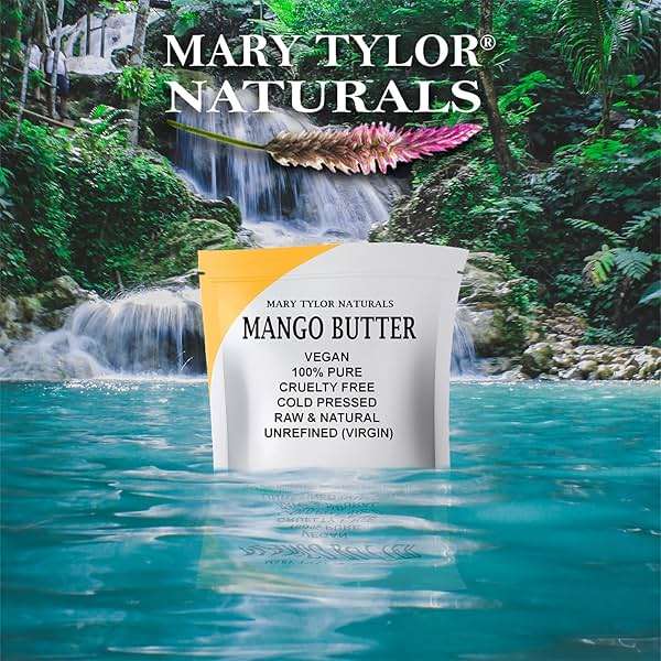 Mary Tylor Naturals Mango Butter 1 lb Cold Pressed, Unrefined,Raw Pure Mango Butter — - Image 5