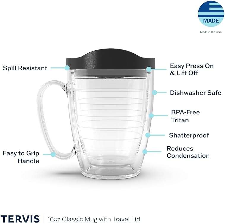 Tervis Peanuts Christmas Collage Made in USA Double Walled Insulated Tumbler Travel Cup Keeps Drinks Cold & Hot, 16oz Mug, Classic - Image 5
