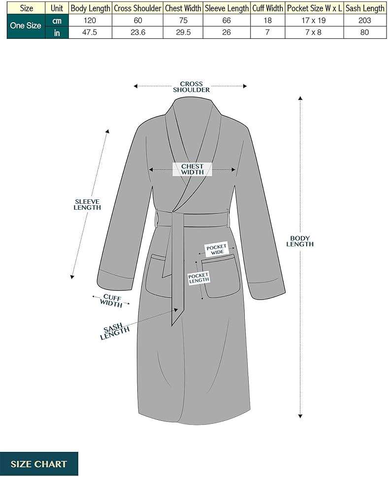PAVILIA Mens Robe, Hooded Fleece Bathrobe for Men, Plush Long Warm Robe for Male Bath Spa - Image 6