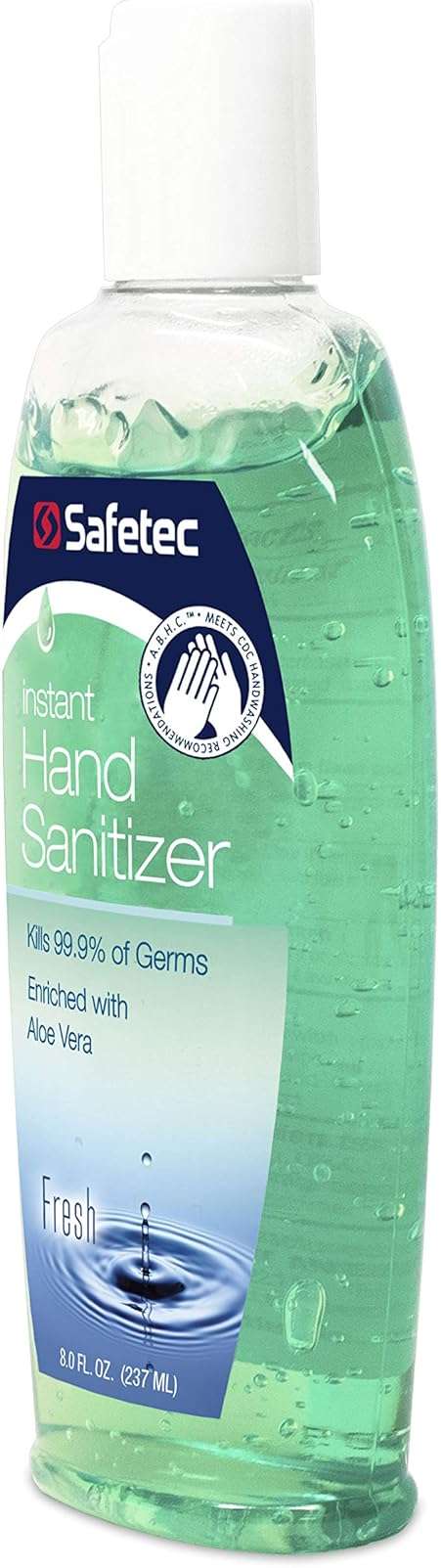 Safetec Hand Sanitizer Fresh Scent, 8 oz. squeeze bottle (24 bottles/case) - Image 6