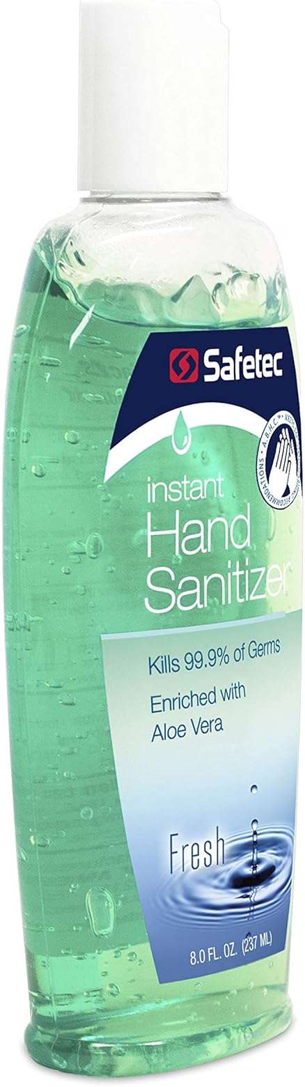 Safetec Hand Sanitizer Fresh Scent, 8 oz. squeeze bottle (24 bottles/case) - Image 7