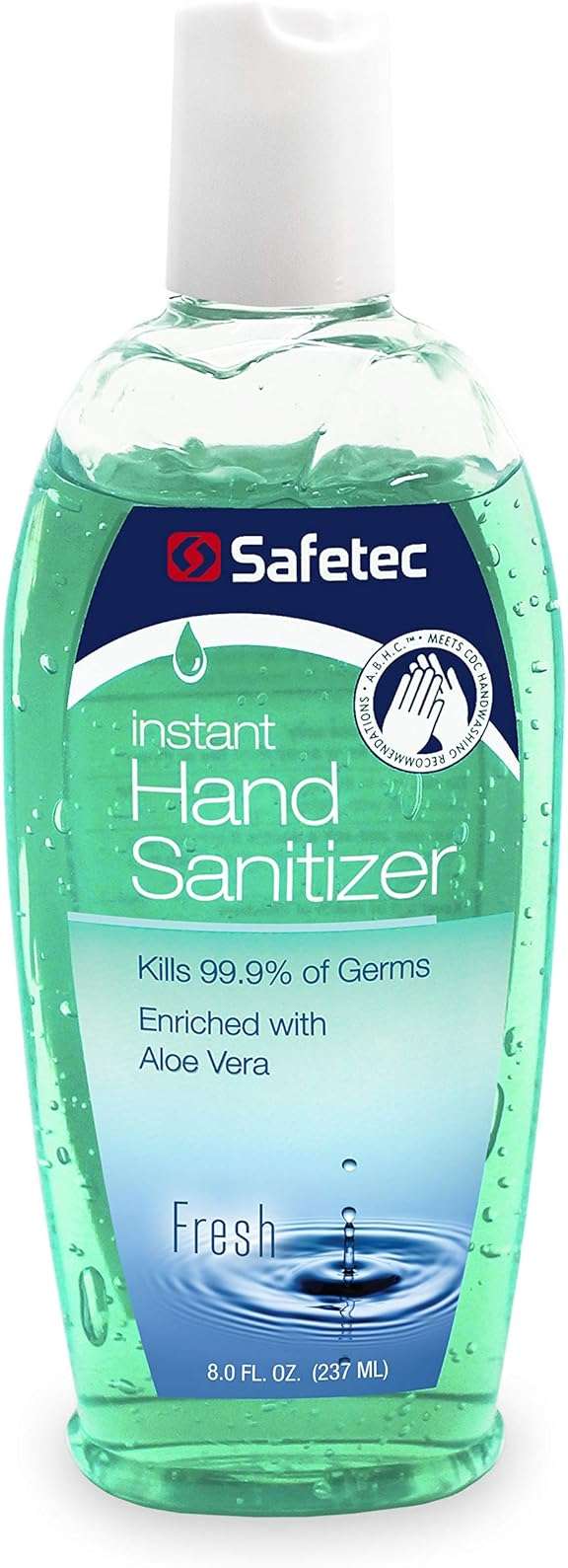 Safetec Hand Sanitizer Fresh Scent, 8 oz. squeeze bottle (24 bottles/case) - Image 8