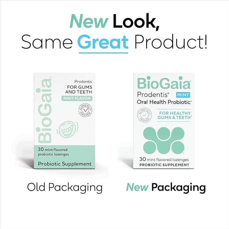 BioGaia Prodentis | Oral Probiotics | Promotes Healthy Gums & Teeth | Defends Against Bad Breath & Dental Problems | Improves Oral Health | Mint Flavored | 30 Dental Probiotic Lozenges - Image 2