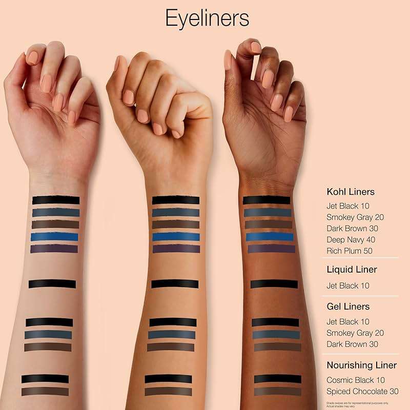 Neutrogena Intense Gel Eyeliner, Eye Makeup with Antioxidant Vitamin E, Bold Precision Eyeliner, Smudge- and Water-Resistant, Jet Black, 0.004 oz - Image 2