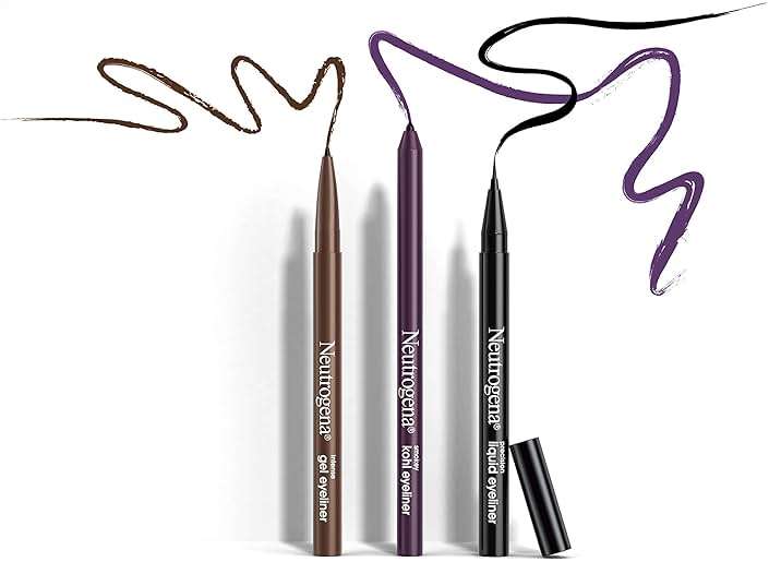 Neutrogena Intense Gel Eyeliner, Eye Makeup with Antioxidant Vitamin E, Bold Precision Eyeliner, Smudge- and Water-Resistant, Jet Black, 0.004 oz - Image 8